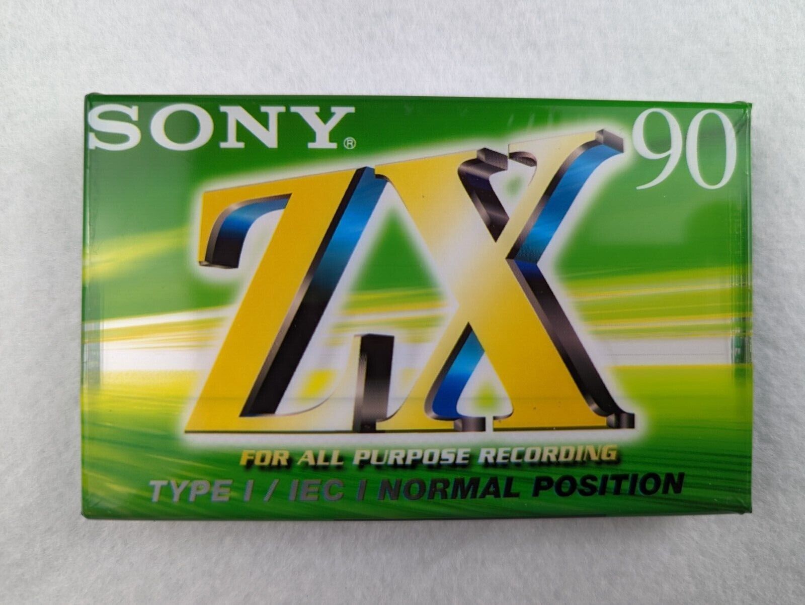 SONY ZX90 Blank AUDIO CASSETTE TAPE Type I/IEC I Normal SONY ZX90 Blank AUDIO CASSETTE TAPE Type I/IEC I Normal