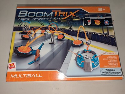 Goliath BoomTrix Xtreme Trampoline Action Multiball Kinetic Chain Reaction Educa