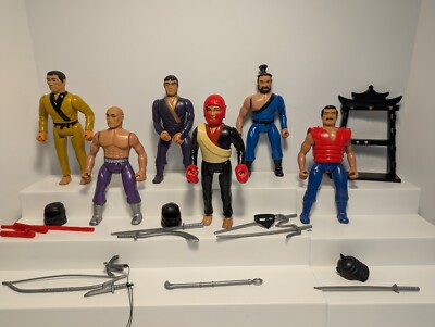 Remco 5.5'' Secret Of The Ninja Two Packs Lot - He-man Knock-off Motu KO Bootleg
