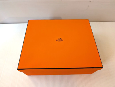Authentic Hermes Paris large purse handbag gift box 14'' x 11.75'' x 5.25''