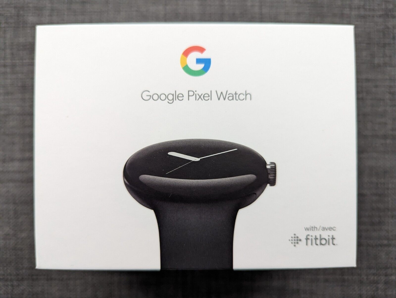 Google Pixel Watch Matte Black Stainless Steel Case with Google Pixel Watch Matte Black Stainless Steel Case with