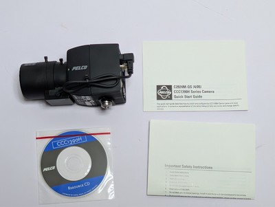 PELCO CCC1390H-6 24V~60Hz 270mA 12V-390mA CCTV CCD Camera