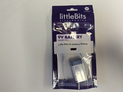 LittleBits Electronics A1 9V battery & Cable NEW! 