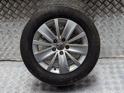 VOLKSWAGEN SHARAN ALLOY WHEEL & TYRE 215/60/R16 16'' 6.5J ET33 MK2 7N 2011