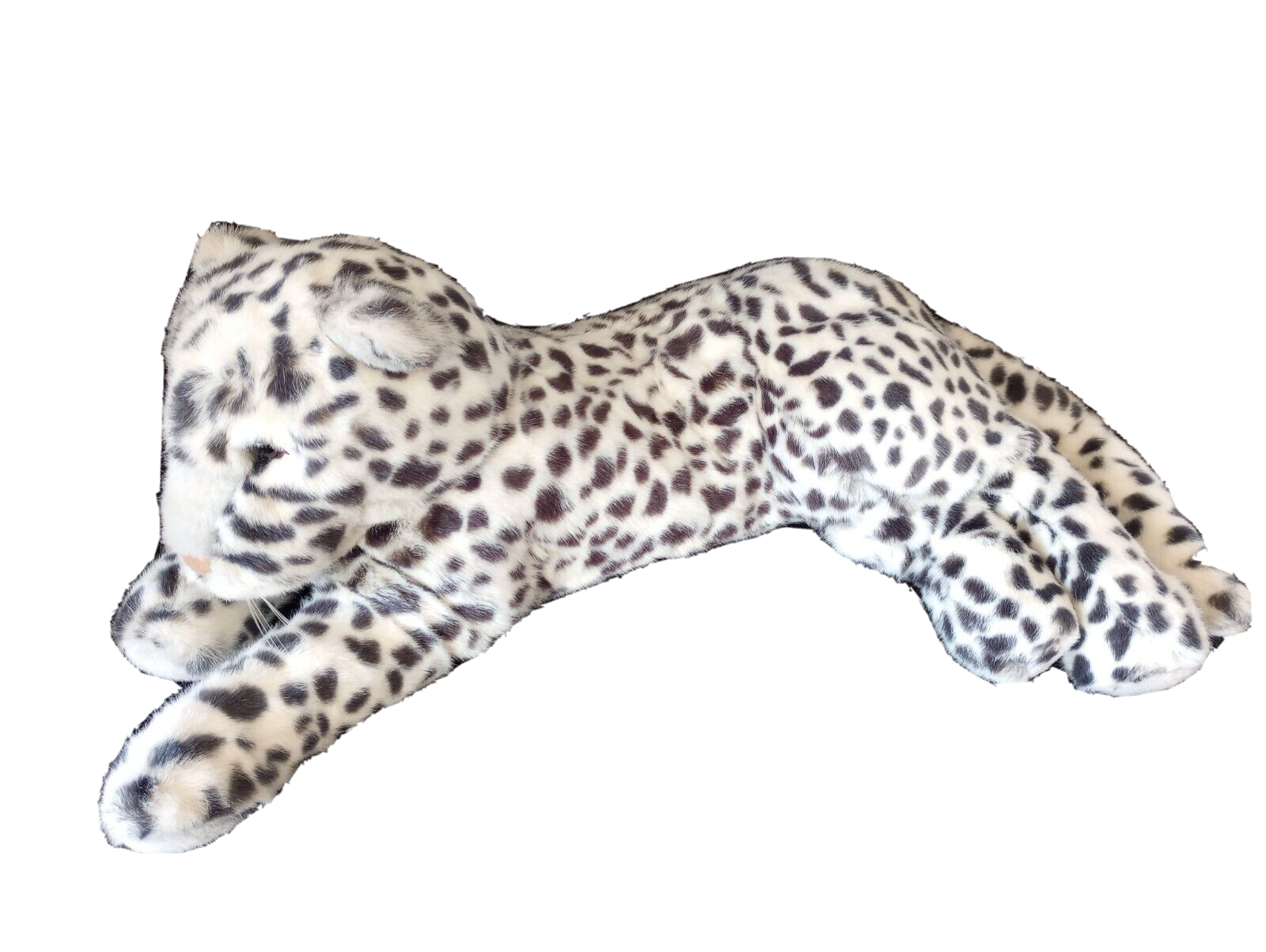 Vintage Large Snow Leopard Plush Stuffed Animal 24 inch