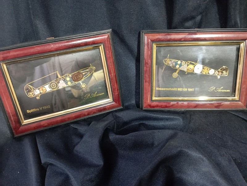 Cadres Aviation Militaire Avec MÃ©Canisme D Horlogerie