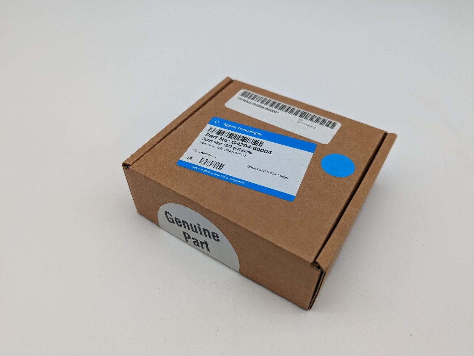 Agilent G4204-60004 Pump Filter, outlet, pump head, 4.6 mm Agilent G4204-60004 Pump Filter, outlet, pump head, 4.6 mm