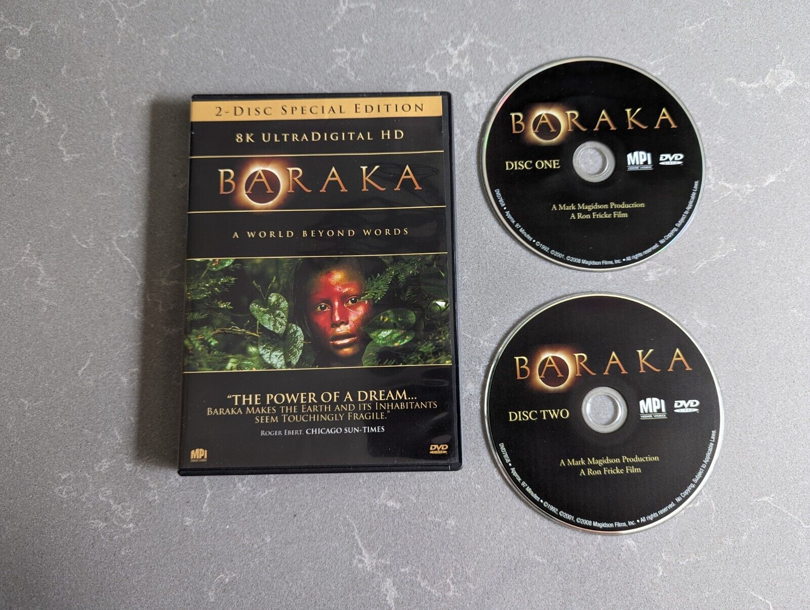 Baraka 2-Disc Special Edition DVD 8K Ultra Digital HD Baraka 2-Disc Special Edition DVD 8K Ultra Digital HD