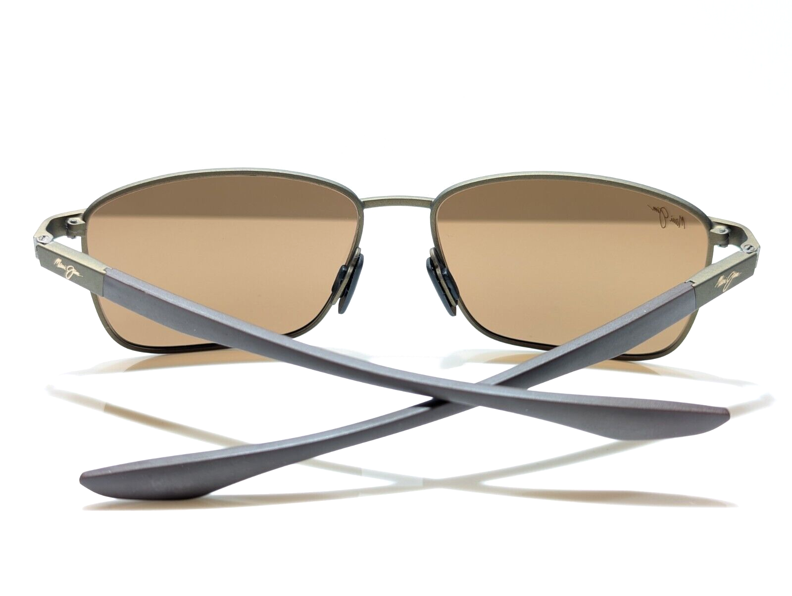 Pre-owned Maui Jim Kaala Bronze Brown / Hcl Bronze Polarized Lens Sunglasses H856-01