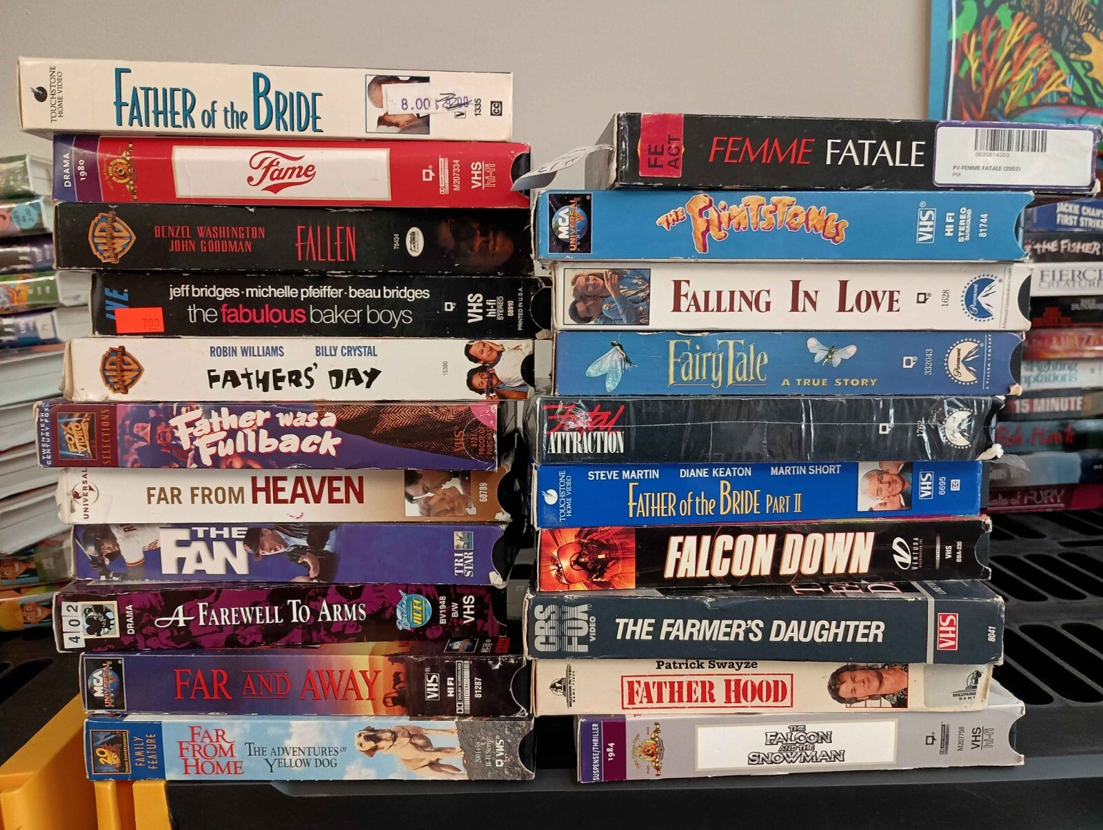 VHS Mystery Wheel! 3 Hollywood Movies for $3.70 when