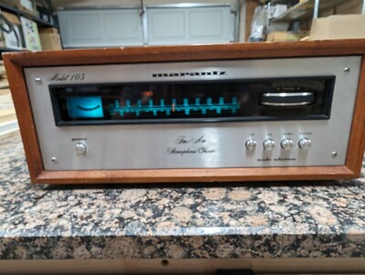 Marantz Model 105 Tuner w/factory wood case