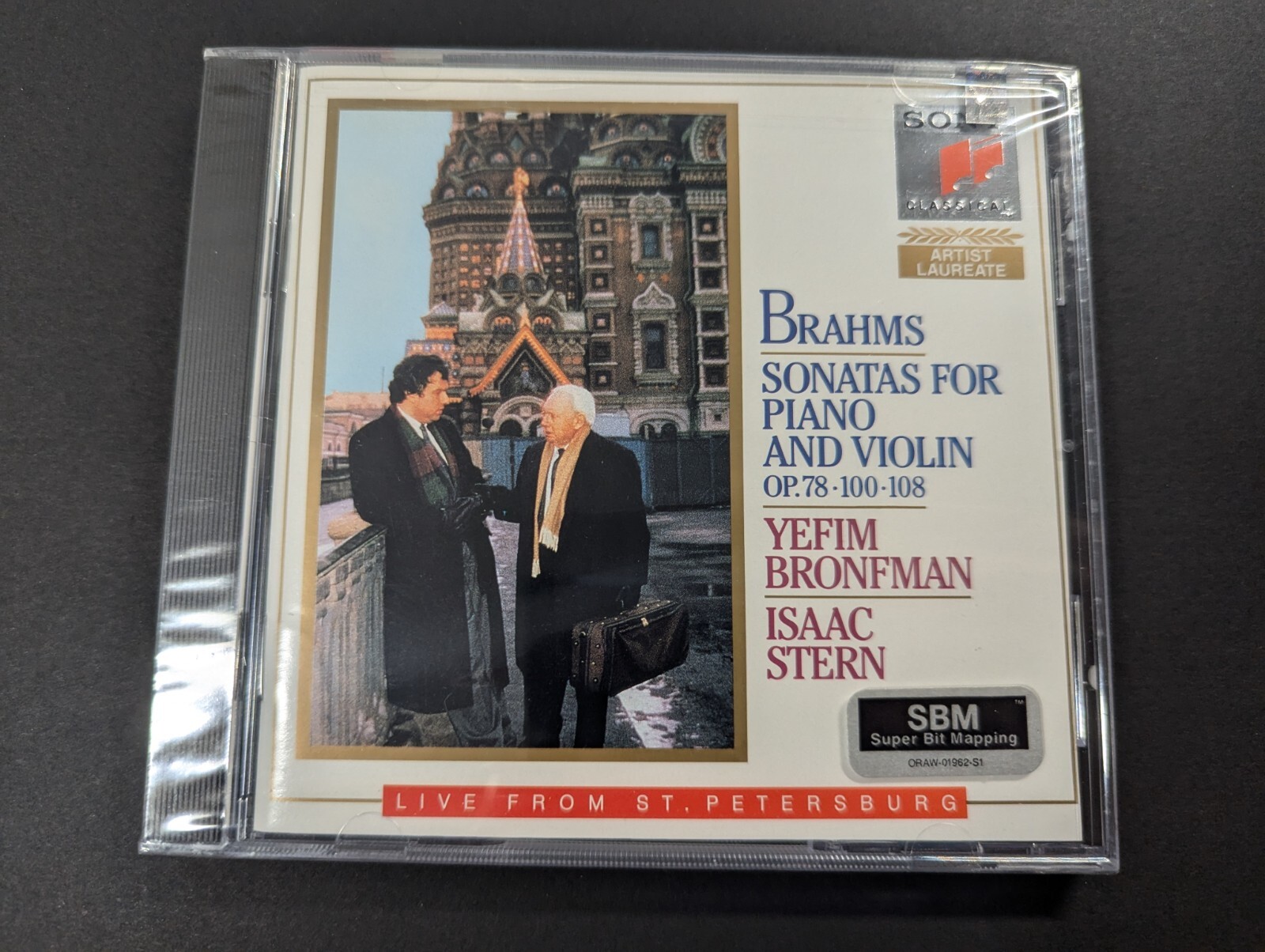 Brahms: Sonatas for Piano and Violin, Opp. 78, 100, 108 (CD