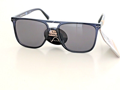 Dark Blue Sunglasses Low Bridge Foster Grant Styles For Y.O.U 43 BLU Black Lens