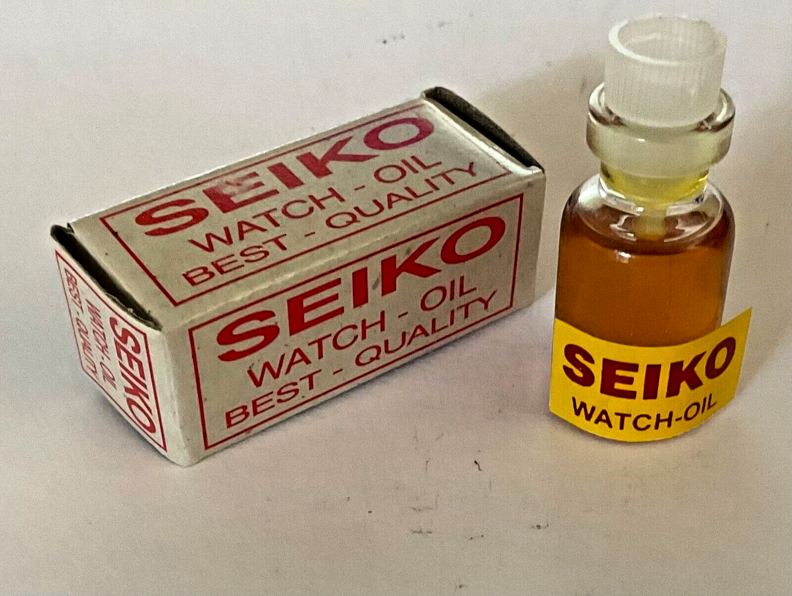 New Bottle of SEIKO Watch Oil for Watch Repair eBay