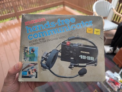 MAXON 49-SA 2 way radio Hands Free Communicator,New in Box