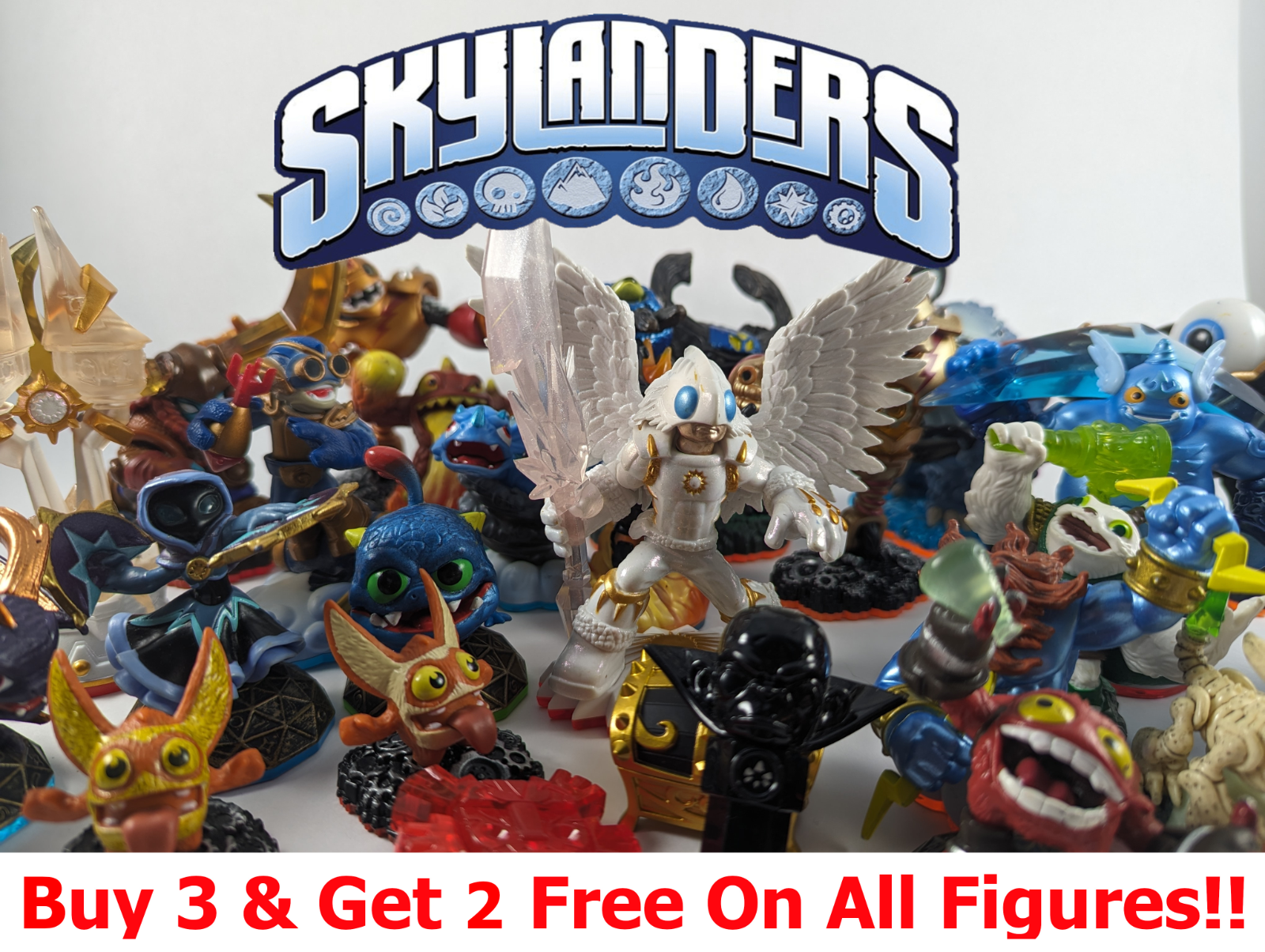 Skylanders Figures, Crystals, Vehicles & More - Buy 3 get 2 Free on all Figures!