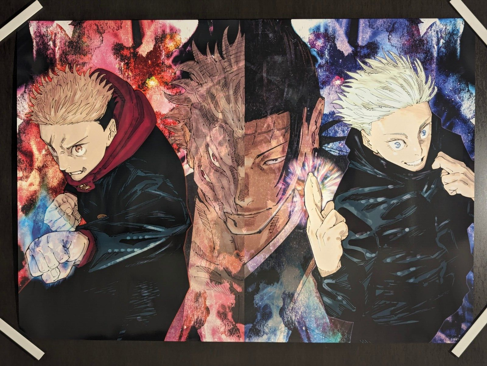 NEW Satoru Gojo Sukuna Kenjaku Jujutsu Kaisen Poster Shonen