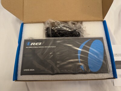 REI 4x2 HDMI 2.0 Matrix Switcher With Audio Extract UHDS-402A