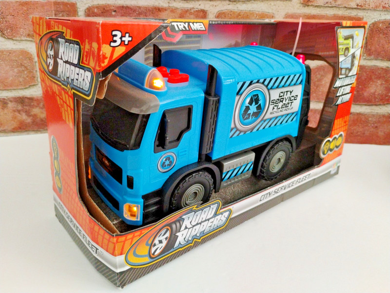 HTF ADVENTURE FORCE ROAD RIPPERS CITY VEHICLES RECYCLE TRUCK -NEW