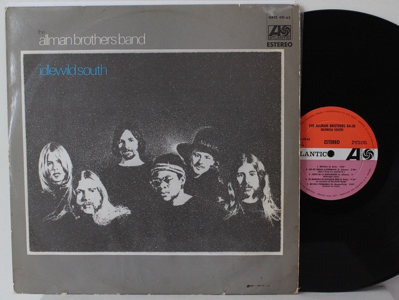 ALLMAN BROTHERS Idlewild South LP (Atlantic/Hispavox, Spain Pressing) Blues Rock