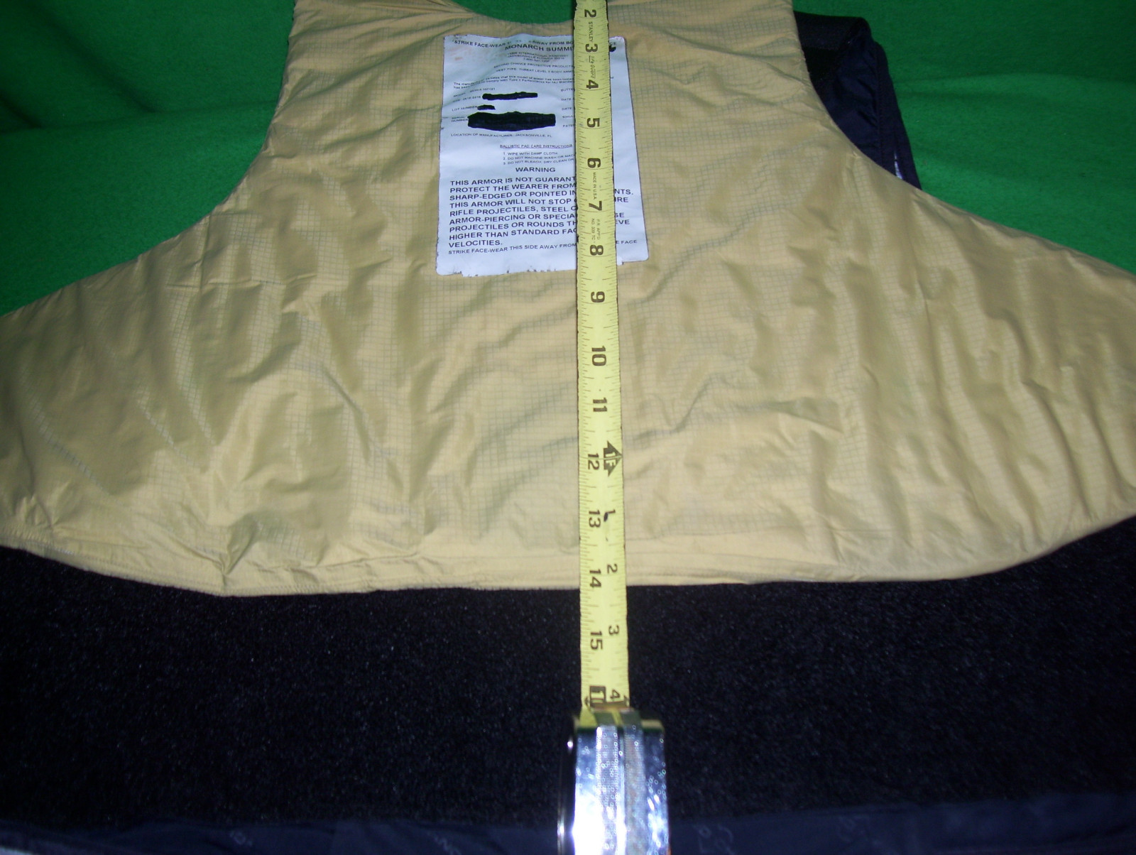 Second Chance Body Armor Level II Bullet Proof Vest 2XLarge 2011 #H-09 5X8 FREE