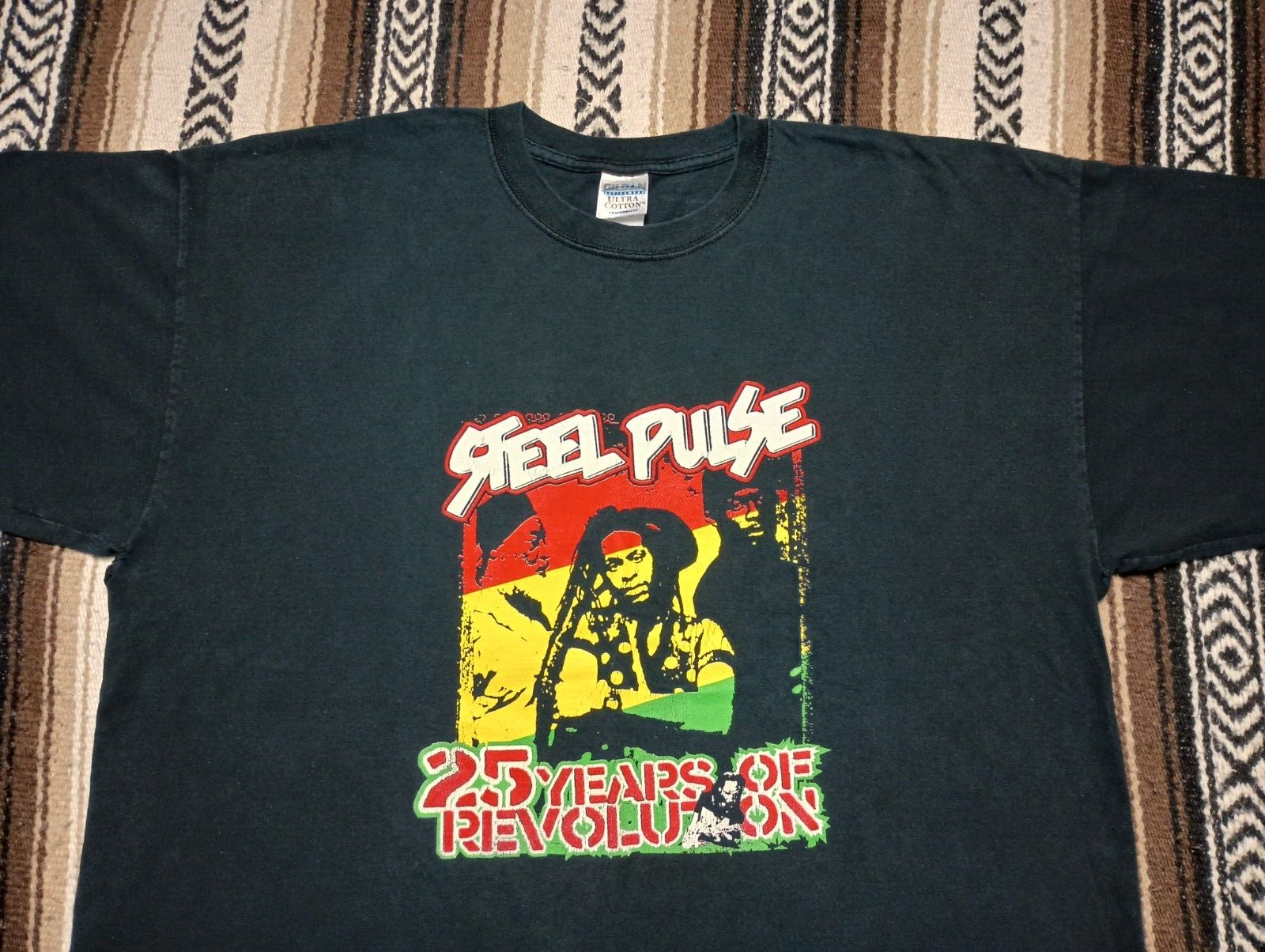 Steel Pulse vtg T Shirt Roots Reggae 25 Years Rasta