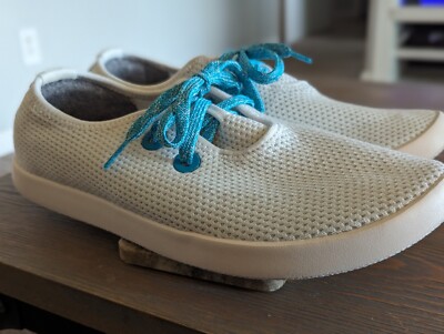 Allbirds Tree Skippers TS Mens Sz 9.5  Blizzard White Sole Comfort Boat Shoe 11
