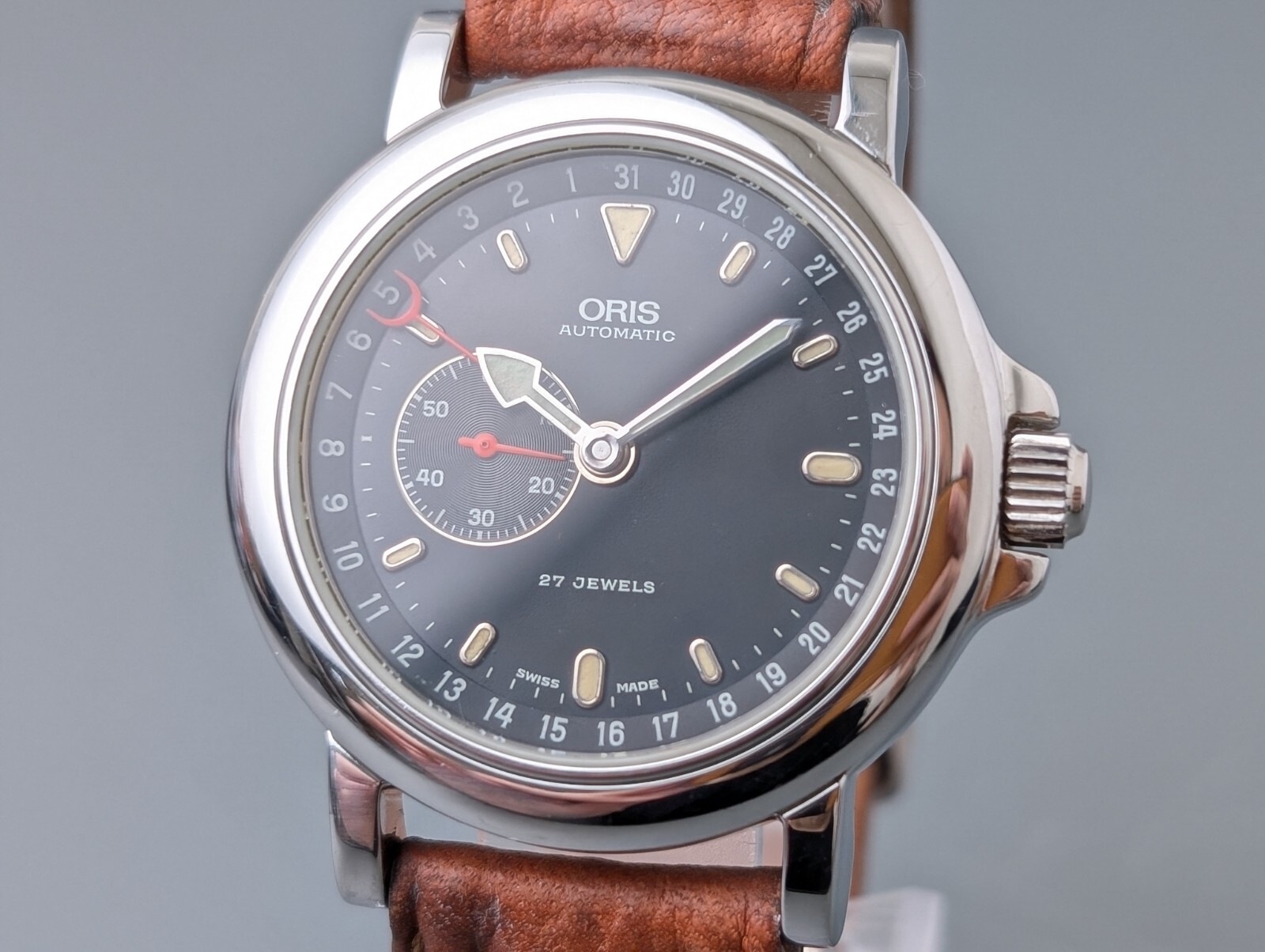 Oris 自動巻き 腕時計 7467B 27Jewels スケルトン640 Oris 自動巻き 腕時計 7467B 27Jewels スケルトン640 ORIS