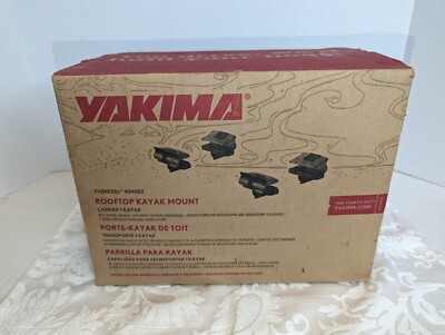 Yakima Evenkeel Rooftop Mounted Kayak Boat Rack For Vehicles Kayak Saddles 04052