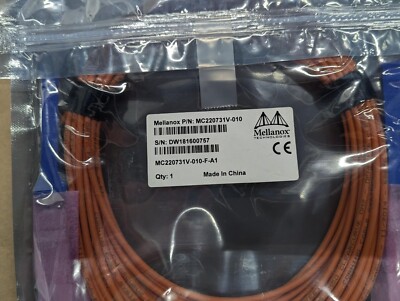 Mellanox MC220731V-010   10-Meter 56Gbs QSFP+ Active Fiber Optical Cable