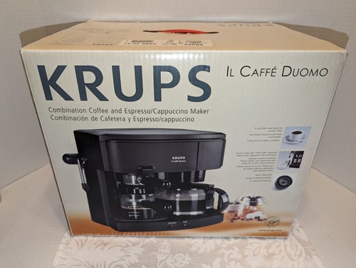 Krups IL Caffe Duomo Type 985 Black Espresso Machine Coffee Krups IL Caffe Duomo Type 985 Black Espresso Machine Coffee