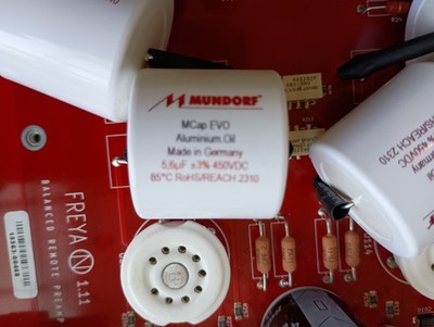 TWO Mundorf MCap Supreme Silver Gold Oil Capacitor 4.7 uf