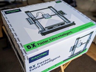 New! AnkerMake M5 FDM 3D Printer w/Color Touchscreen + Free Bonus (see descr.)