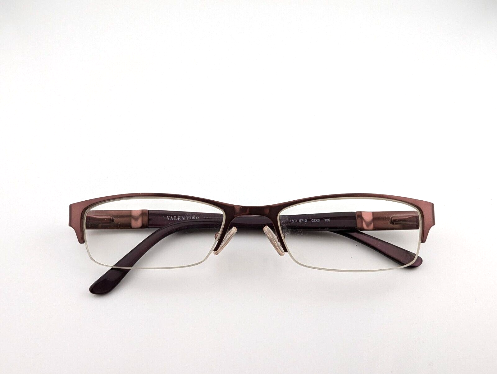 Valentino Eyeglasses Frames Only, 5712 0ZX3, 52-18-135, Purple, Made in Italy Valentino Eyeglasses Frames Only, 5712 0ZX3, 52-18-135, Purple, Made in Italy