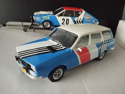1/18 Pack Rallye Ottomobile 357 Renault 12 Break+Renault 17 #20 Monte Carlo 1975