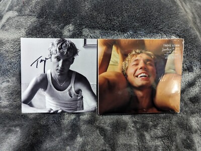 Troye Sivan SEALED SIGNED DELUXE CD - Something To Give Each Other CD + Art Card