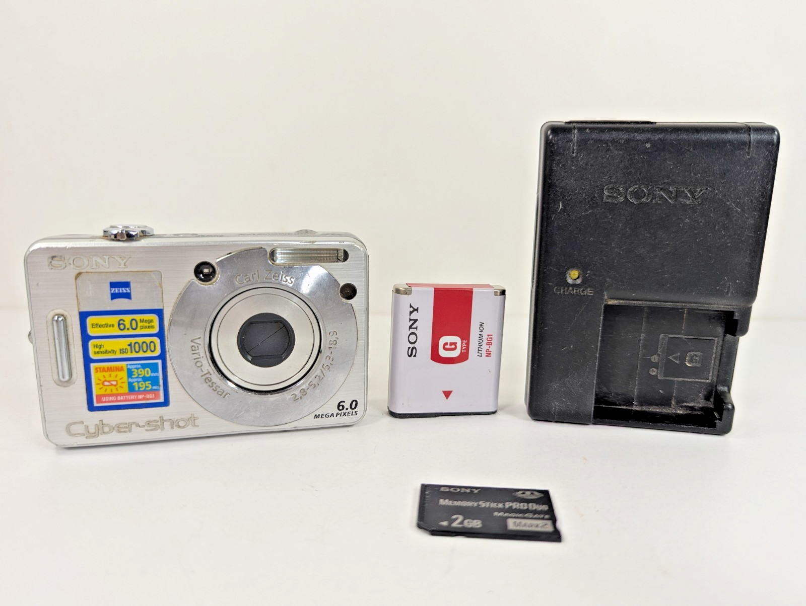 Sony Cyber-shot DSC-W50 6.0MP Digital Camera Silver | eBay