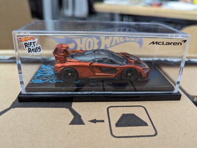 Hot Wheels Rift Rally Collectors Edition McLaren Senna R Car +Display Case ONLY