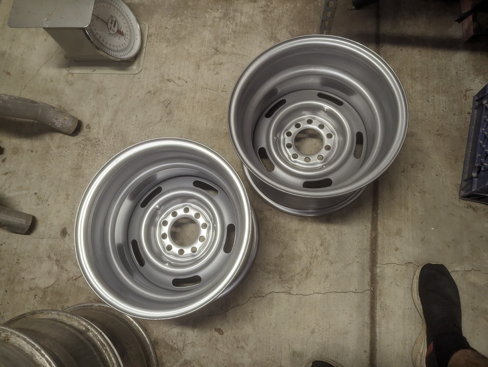4 NEW Wheel Vintiques 15x10 Chevy Rally Wheels 5 on 4.5 & 5