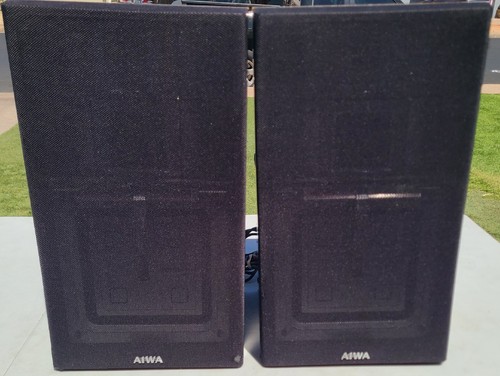 AIWA SX-E77 AFBS Acoustic Feedback 3-WAY Square Woofer Flat