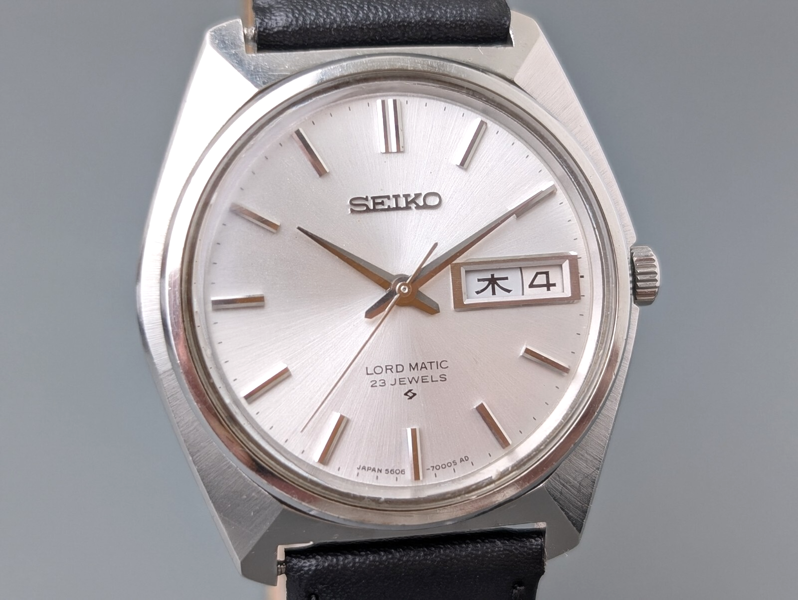 SEIKO セイコー LM 5606-7000 LORDMATIC　メンズ腕時計 1968 Seiko 5606-7000 Lord Matic LM Day/Date Automatic Men's