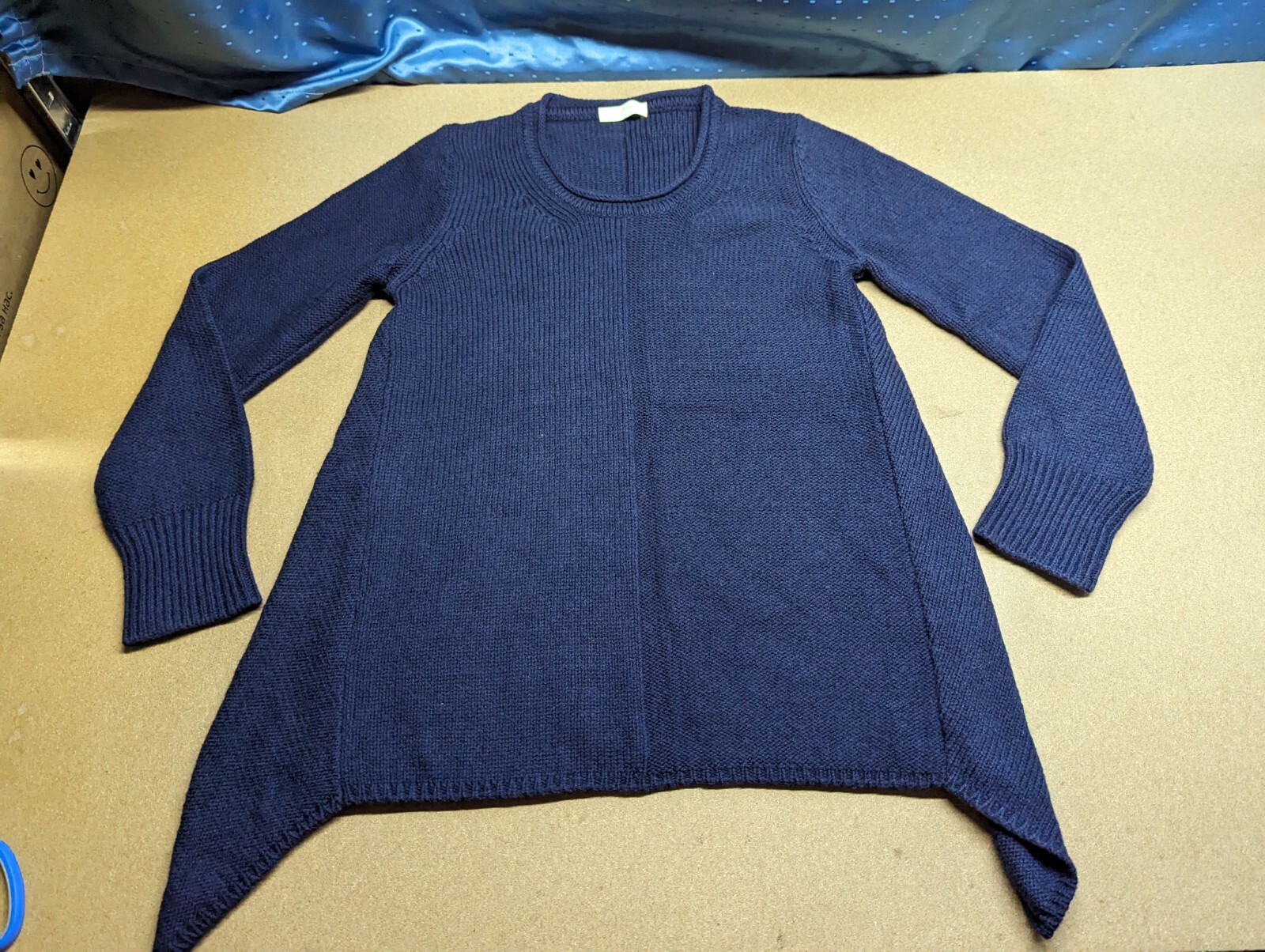Tシャツ・カットソー Le Tricot Perugia Short-Sleeved Blue Cardigan With Hidden $_57.JPG?set_id=880000500F