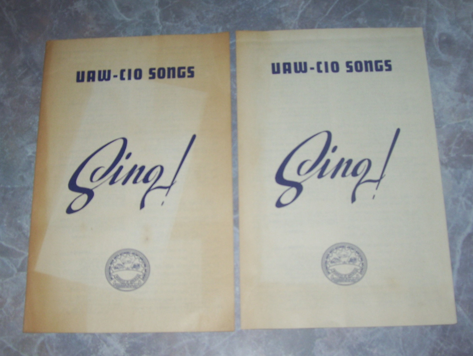 Vintage Labor Union Ephemera UAW CIO 1941 Conference Hotel Chisca Memphis TN