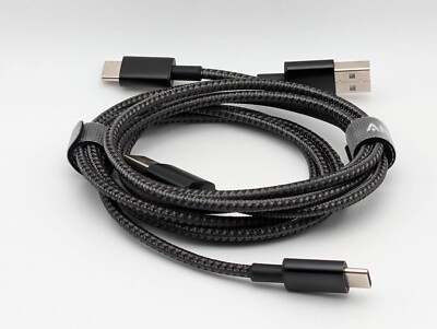 Anker USB-A to USB-C Cable (3ft, Braided, 2-Pack) | B8172011