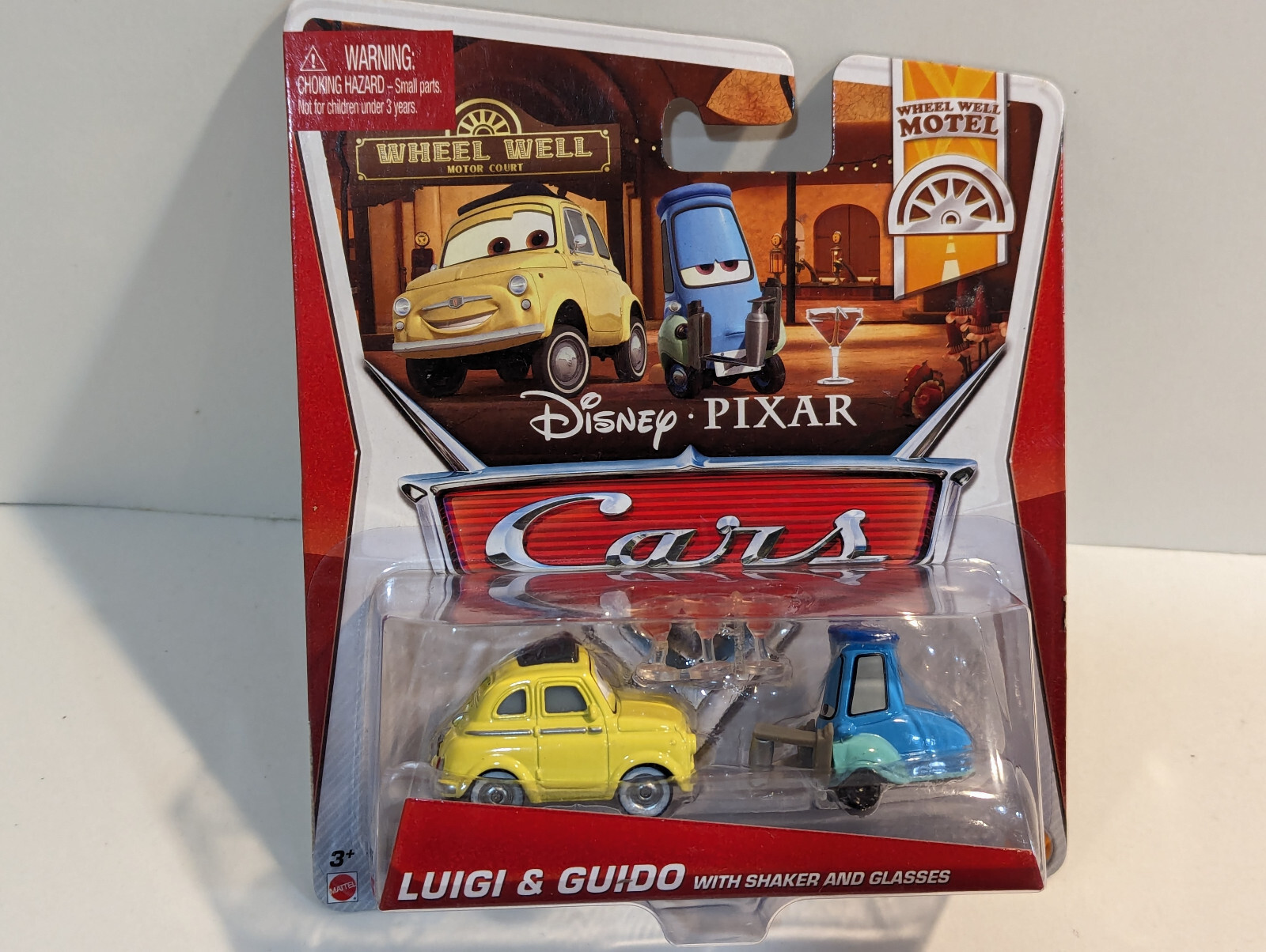 Disney Pixar Cars - Luigi & Guido with Shaker and Glasses - MOC