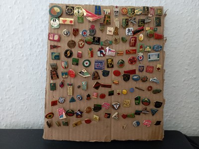 Rare Collection of Vintage Czech Slovakian Russian Communist Era Pins