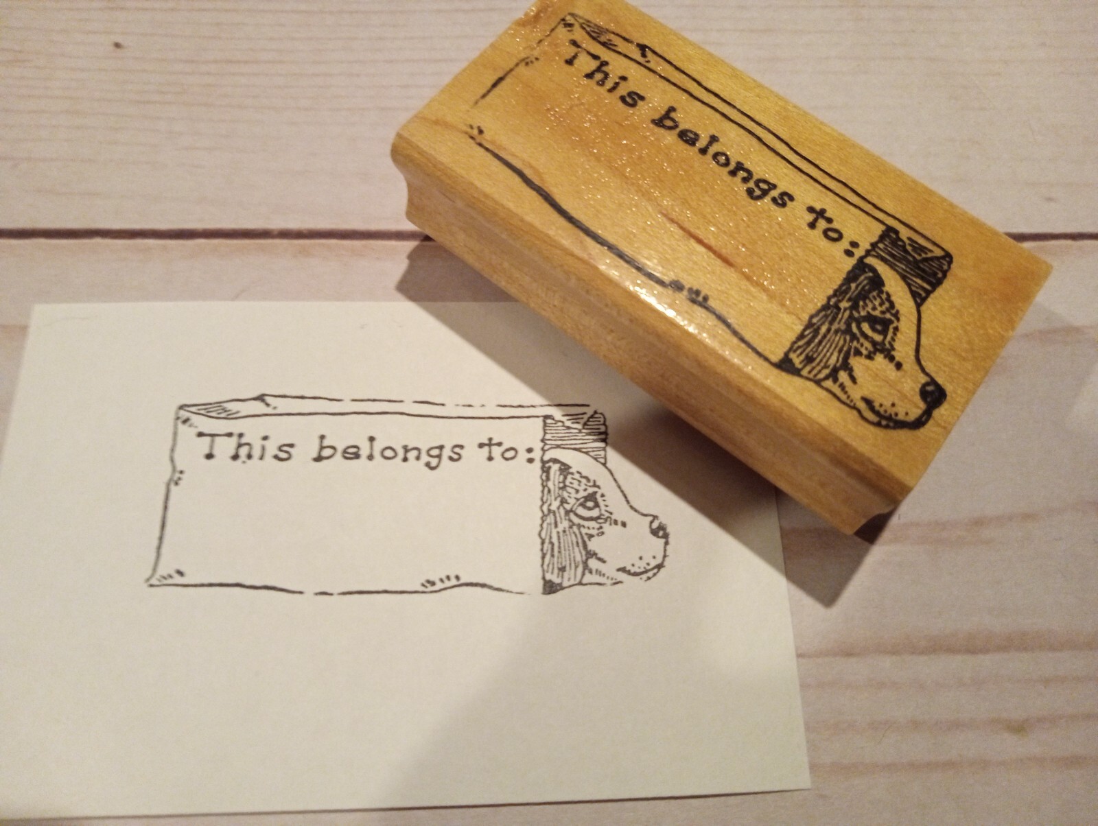 S Vintage Stamp Stampin' Up Hero Arts