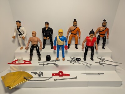 Remco 5.5'' Secret Of The Ninja Series 1 Lot - He-man Knock-off Motu KO Bootleg