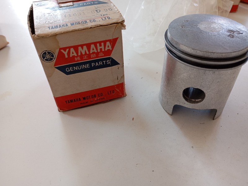 Piston Avec Segments Yamaha Ycs1 Cs1 Cs2 1968 Cote Standard Ref 174-11631-00-96