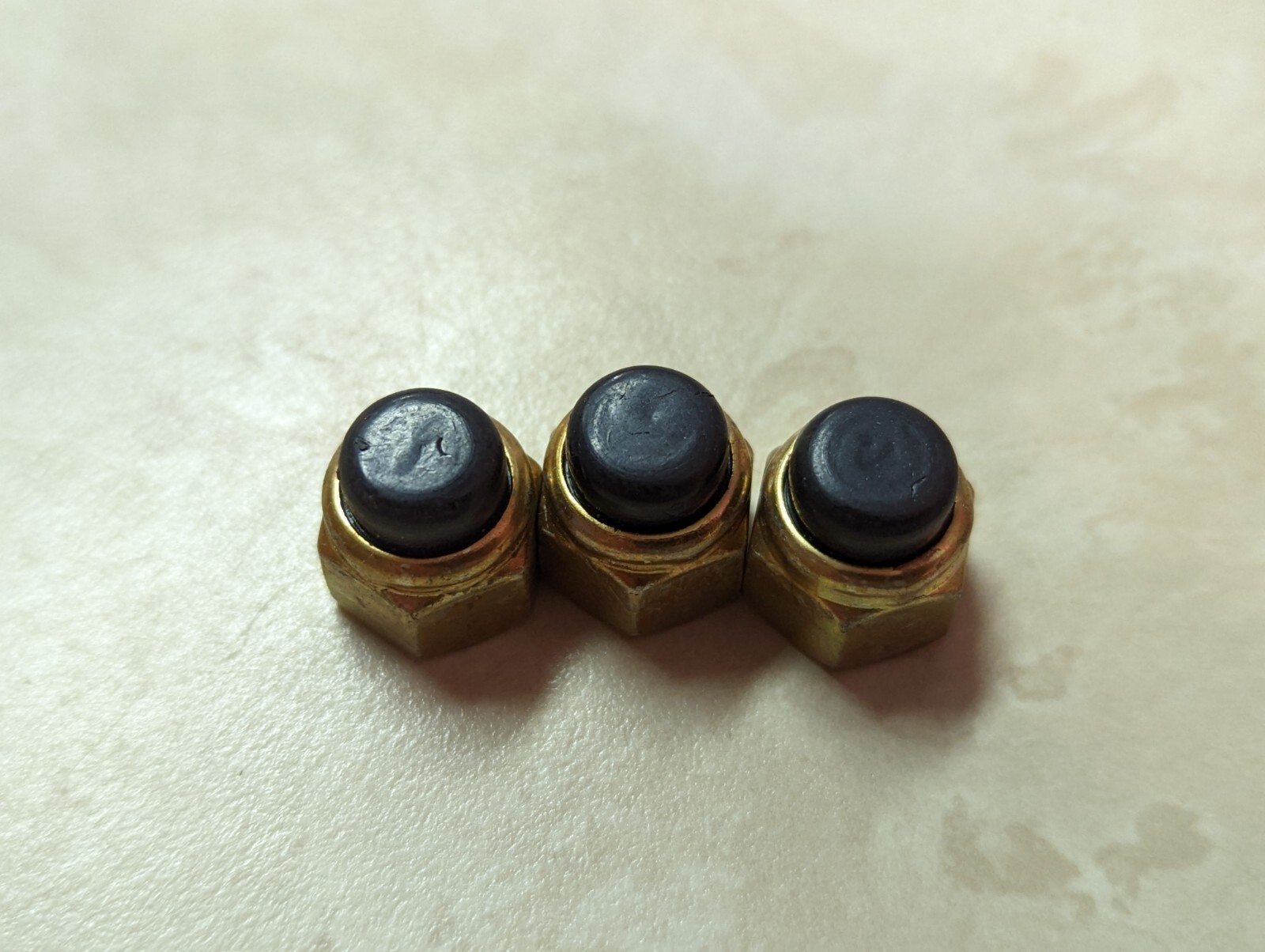 New Arctic Cat Snowmobile Black Cap Nuts (3) 0623-426 '93